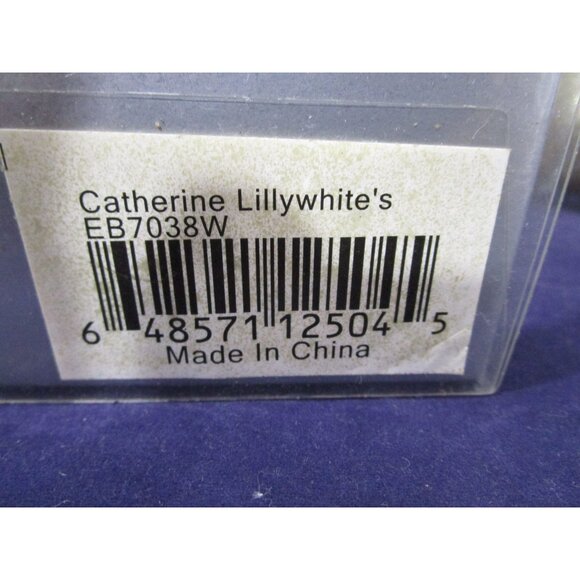 Catherine Lillywhites Gold White  Christmas Ornaments Tea Light Holders EUC - Picture 9 of 16